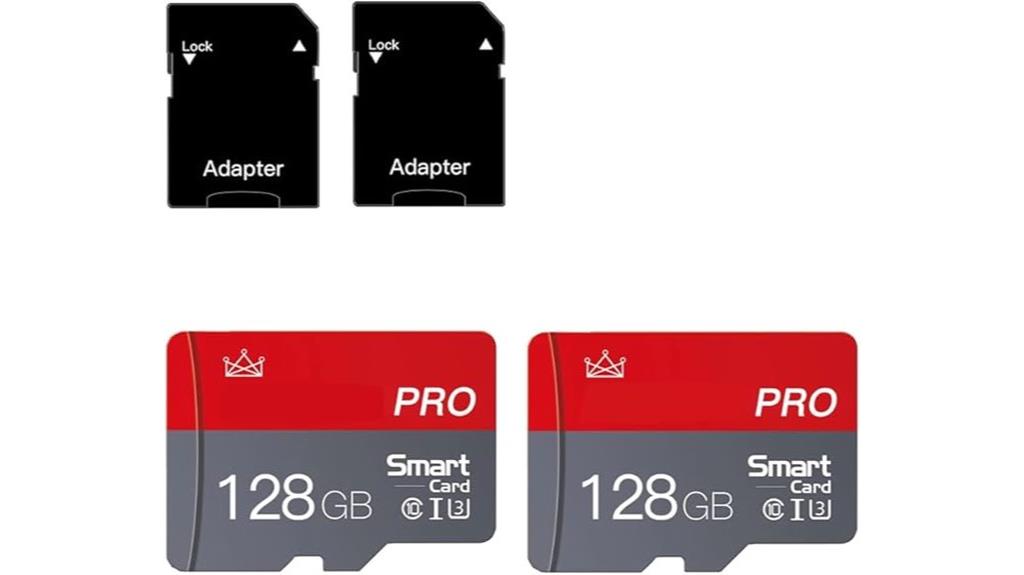 dual 128gb class 10 cards