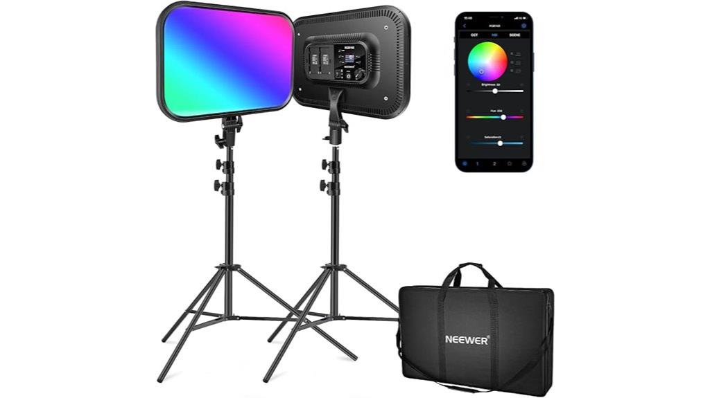 dual rgb led panels
