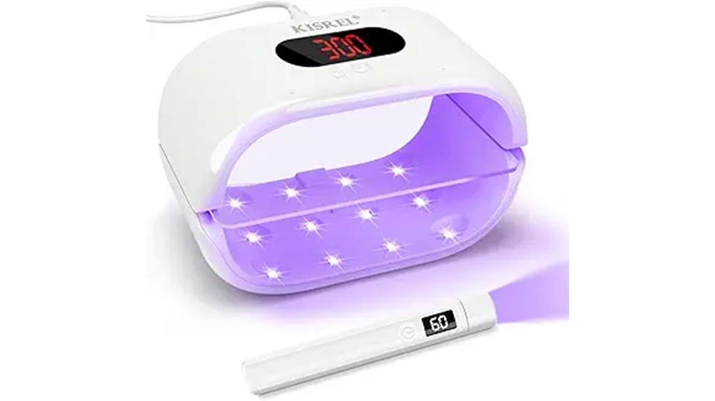 dual sided resin curing lamp