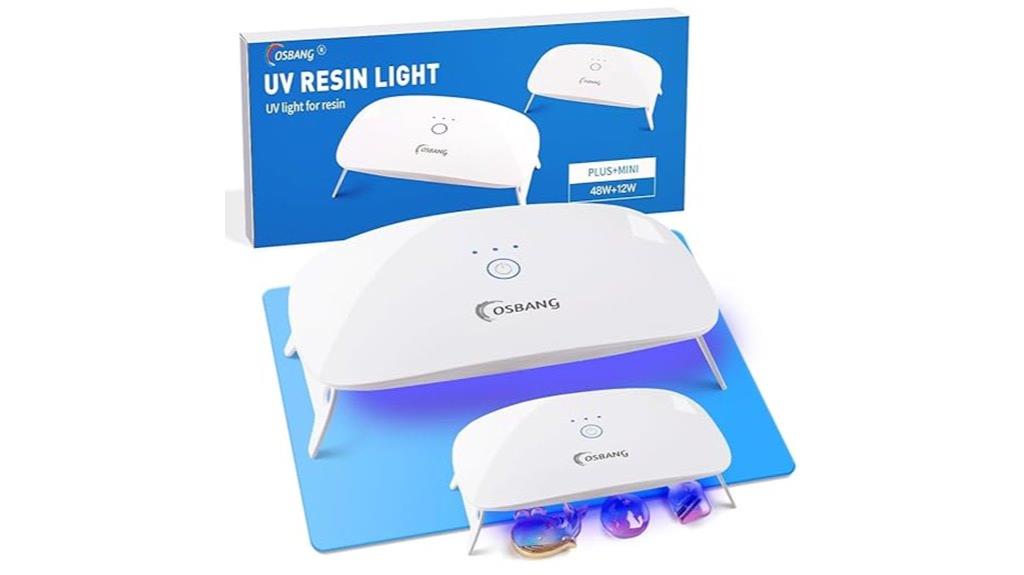 dual size uv resin lamps