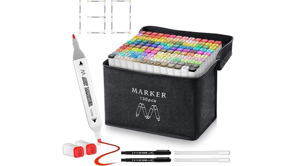 dual tip alcohol markers