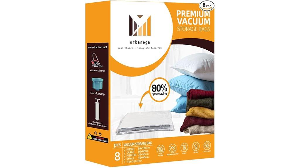 eight bag vacuum set
