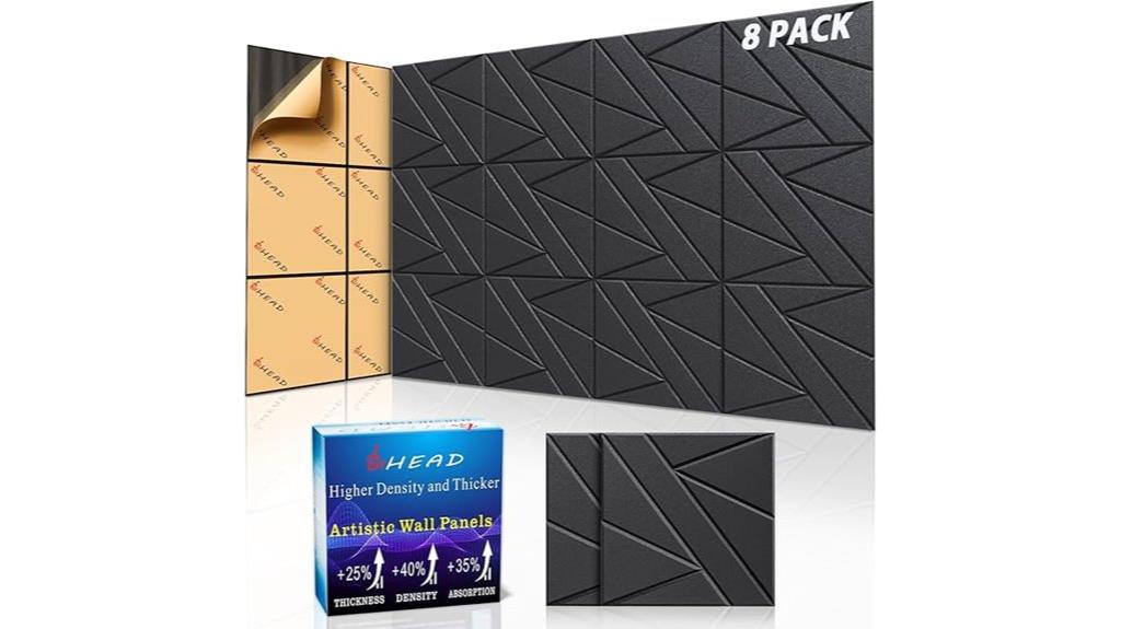 eight piece adhesive panels