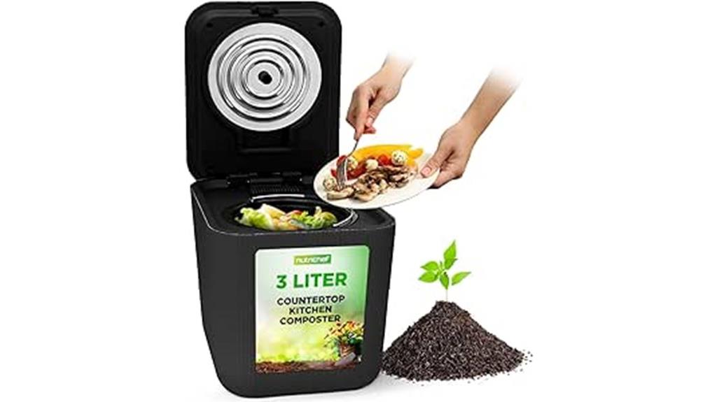 electric kitchen compost bin