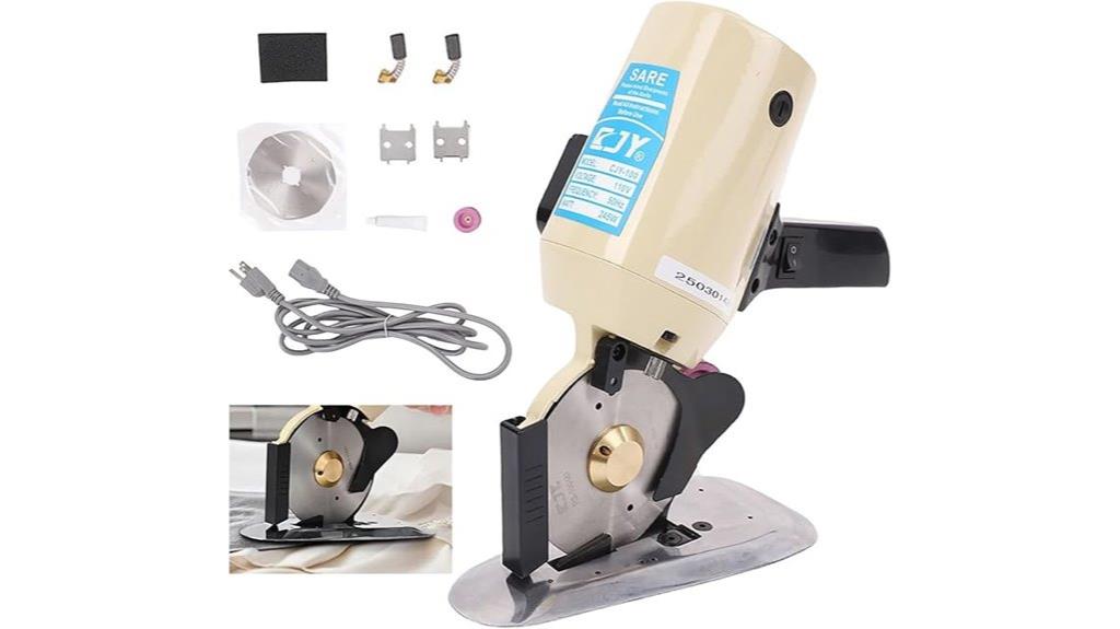 electric rotary fabric cutter