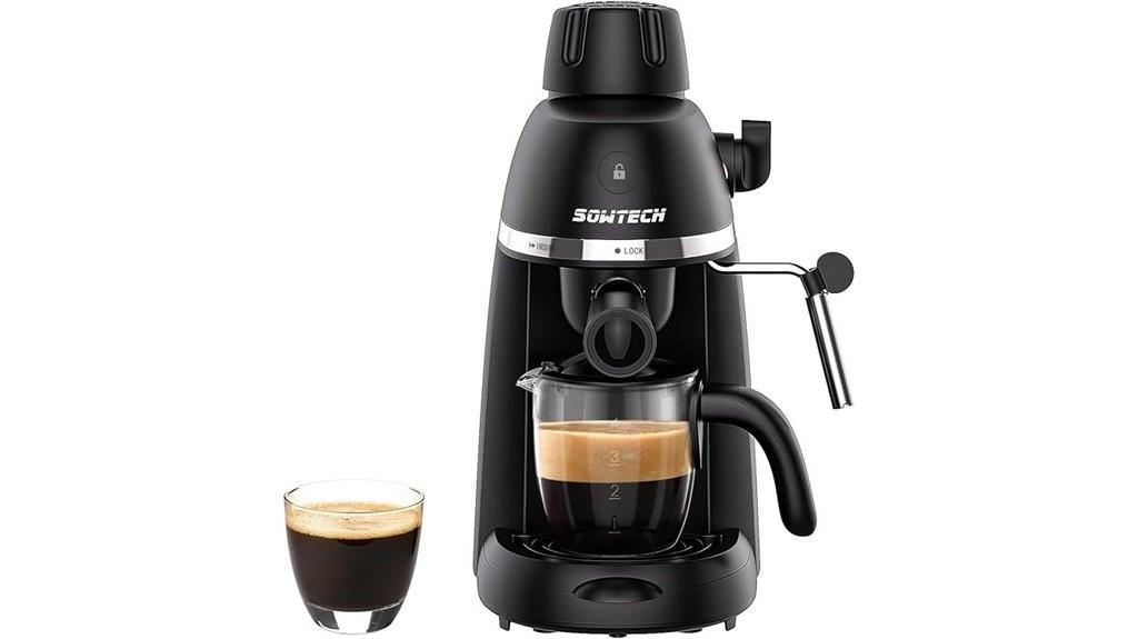 espresso cappuccino machine with frother