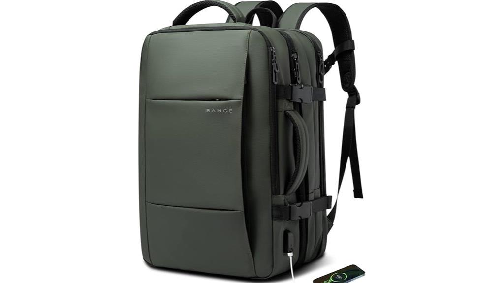 expandable 45l carry on backpack