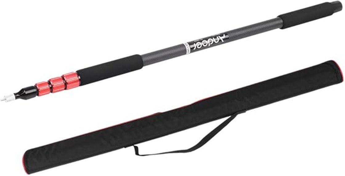 extendable microphone boom pole