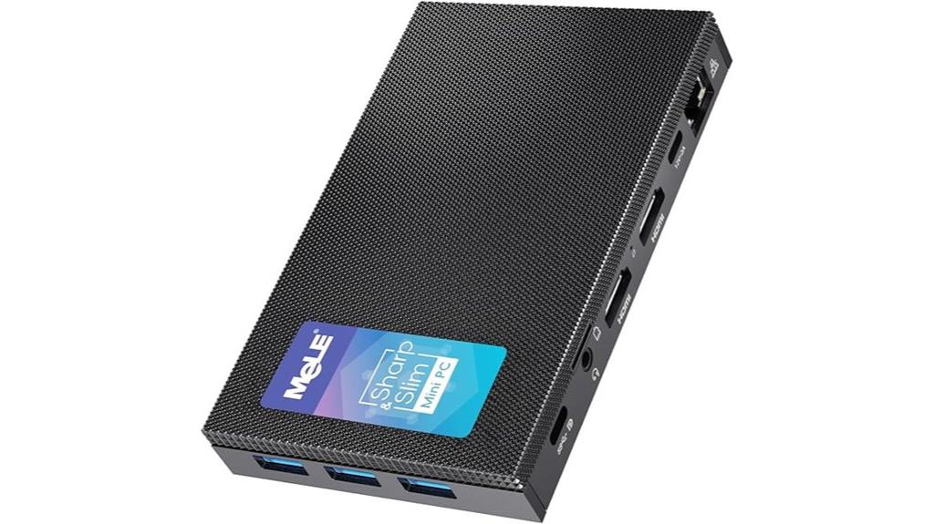 fanless mini pc celeron