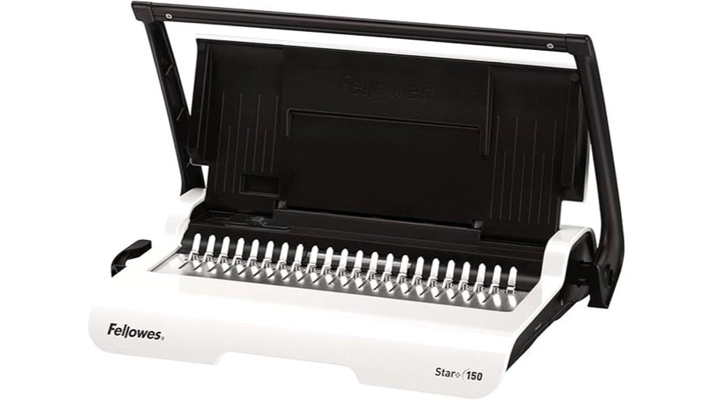fellowes comb binding dimensions
