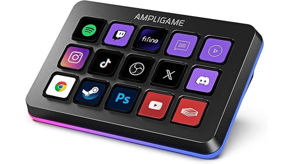 fifine stream controller macro
