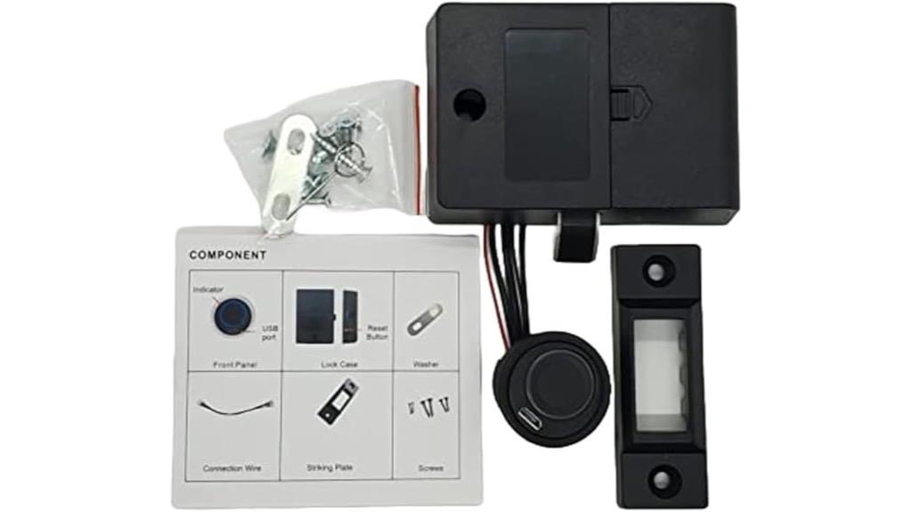 fingerprint cabinet lock