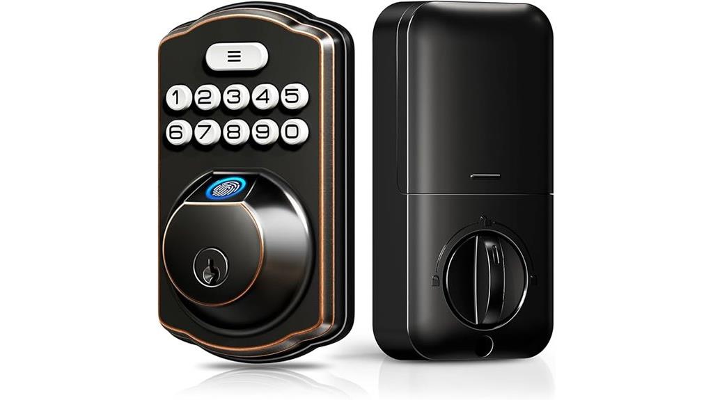 fingerprint keyless auto lock