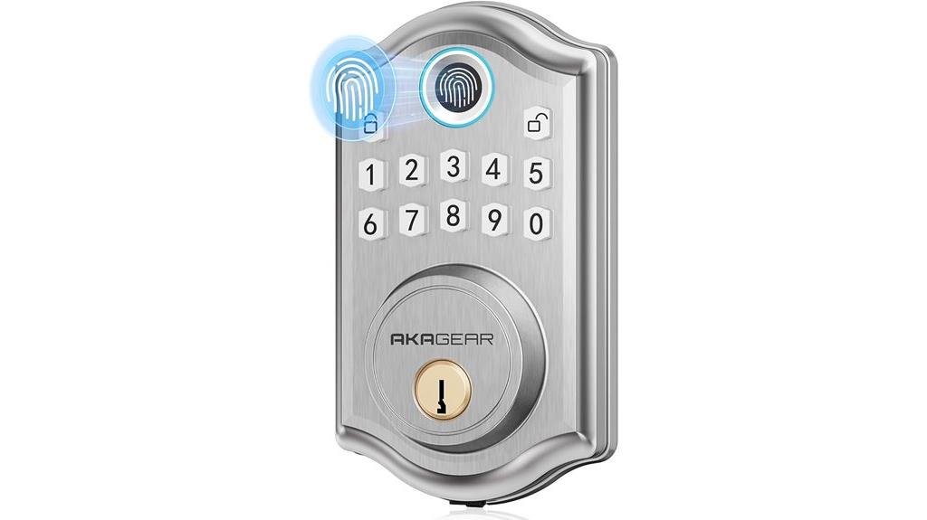 fingerprint keypad auto lock