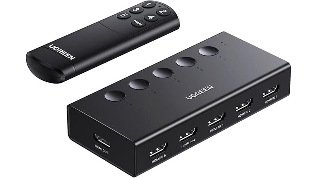 five port hdmi switch