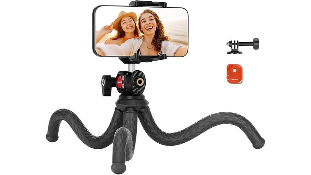 flexible mini tripod with remote