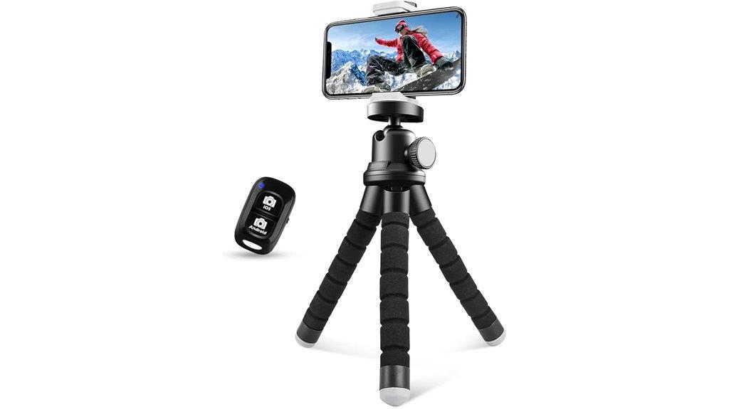 flexible tripod with remote