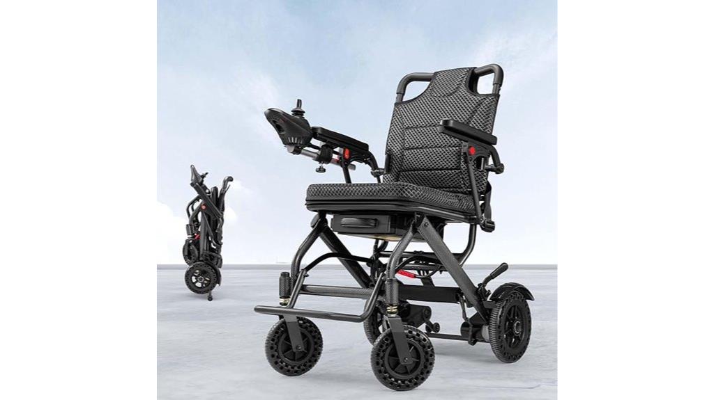 foldable lightweight electric wheelchair