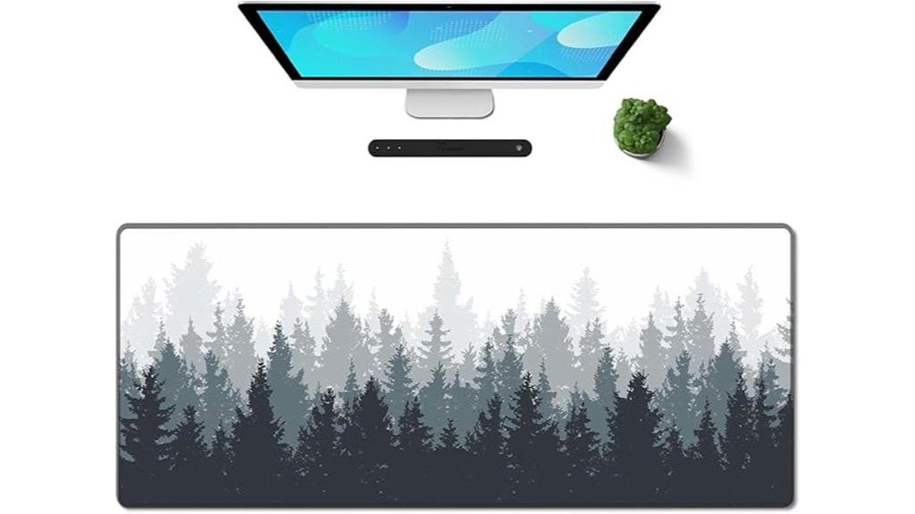 forest pattern xxl mouse mat