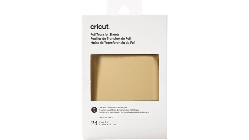 gold foil transfer sheets