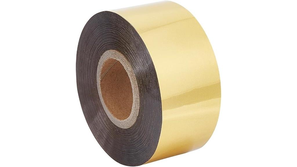 gold metallic heat transfer