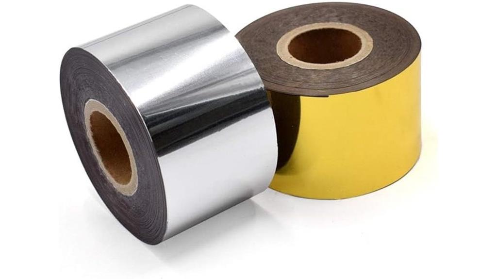 gold silver leather foil