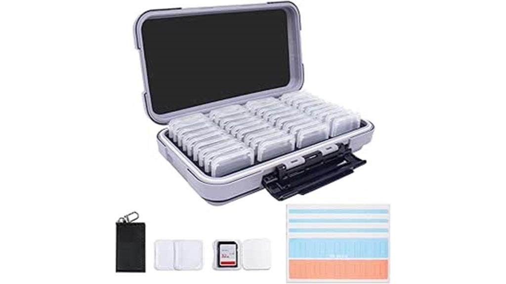 gray 36 slot memory case