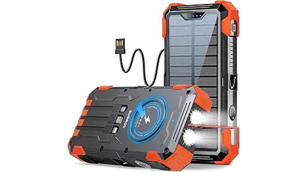 high capacity solar charger