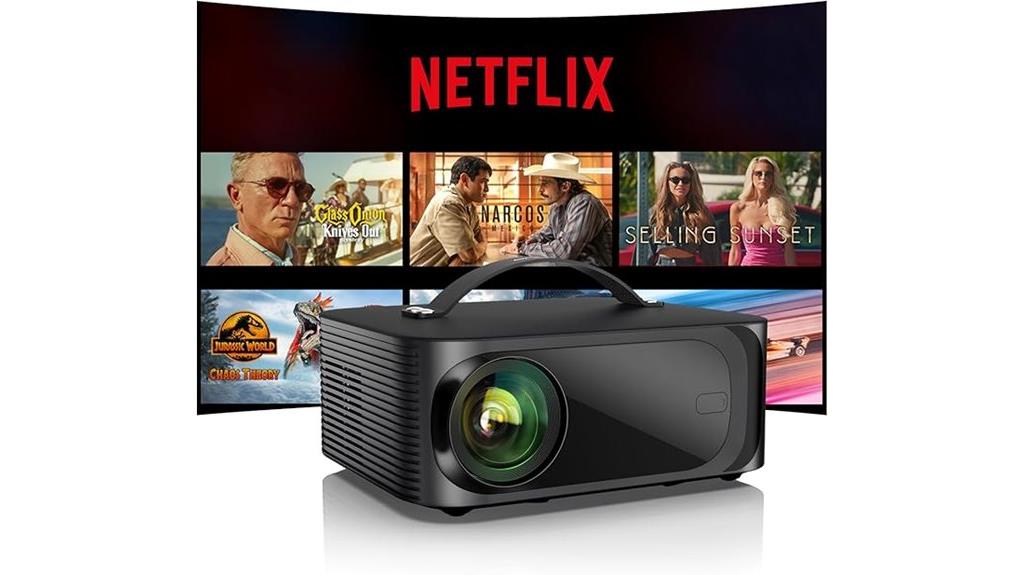 high resolution outdoor projector