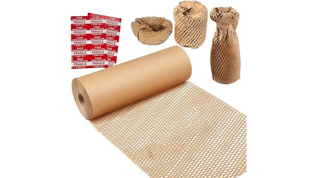 honeycomb packing with bubbles