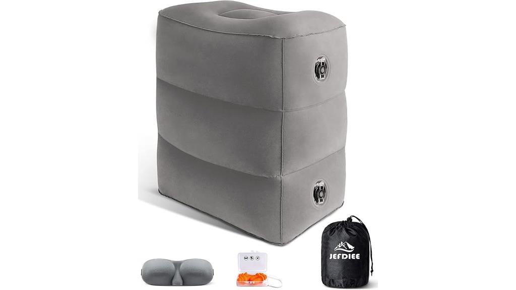 inflatable footrest pillow