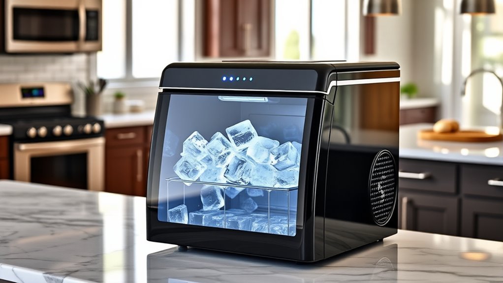key countertop ice maker factors
