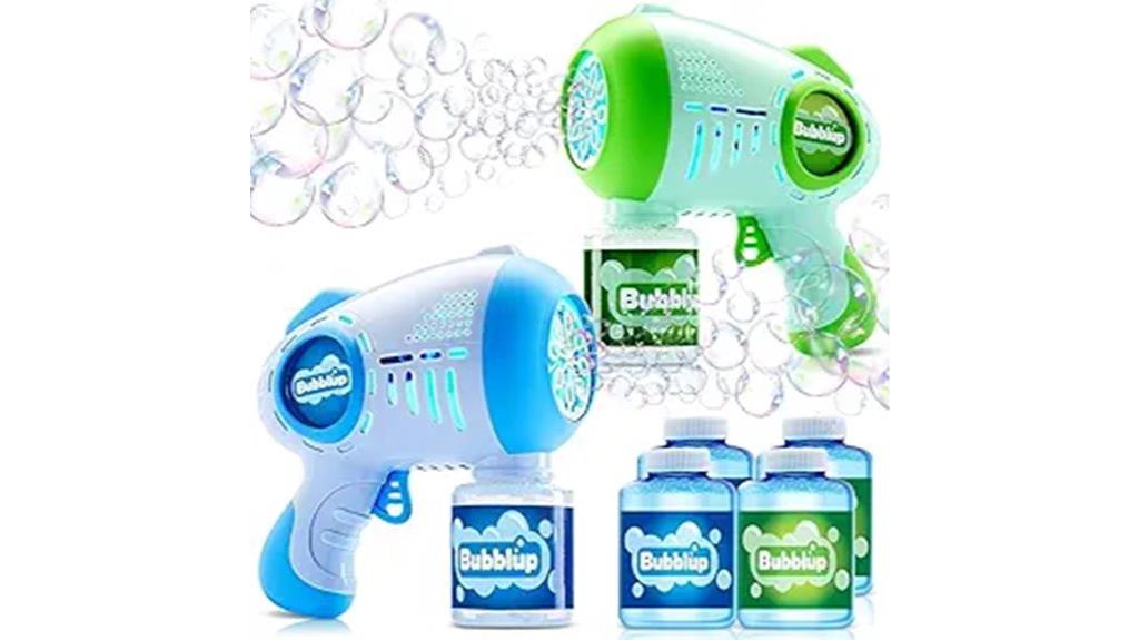 kids bubble guns set