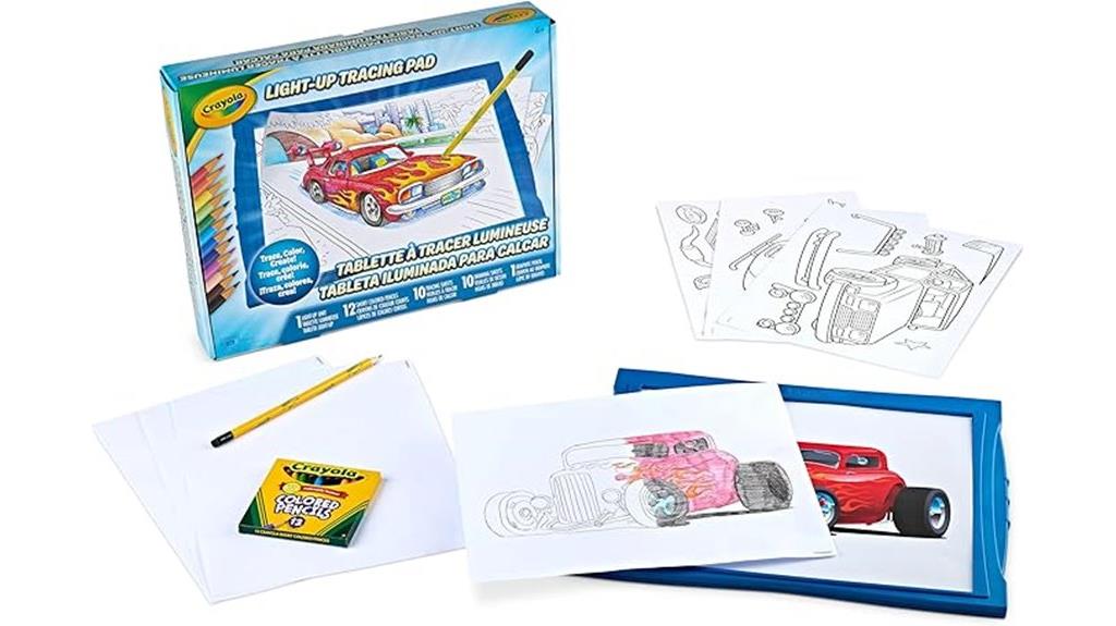 kids illuminated tracing pad