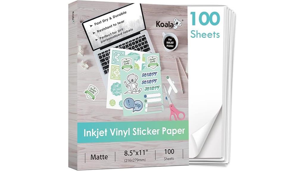 koala inkjet sticker paper