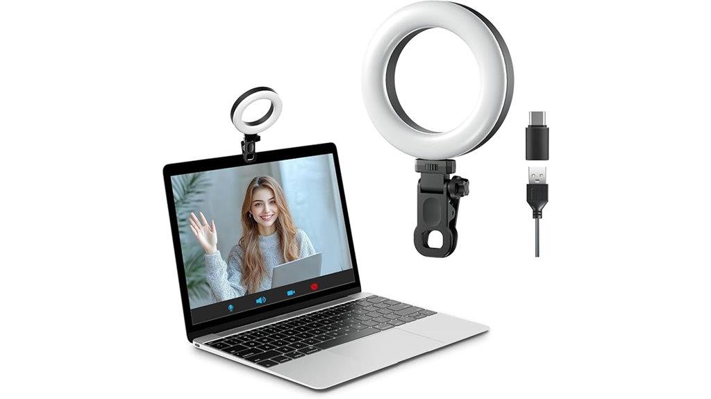 laptop device ring light