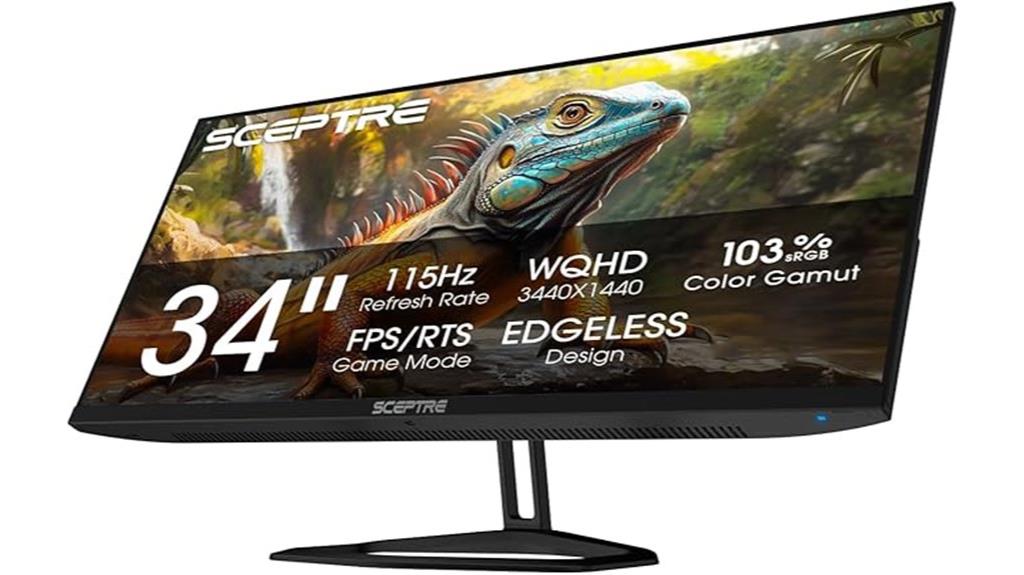 large 34 inch ips monitor
