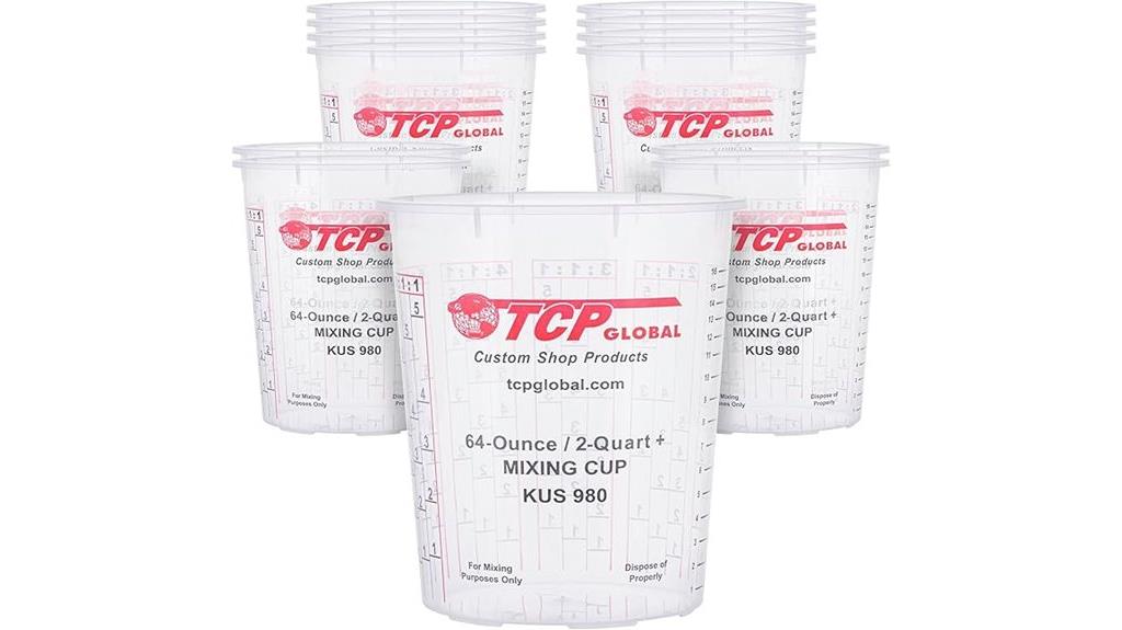 large 64 ounce mixing cups