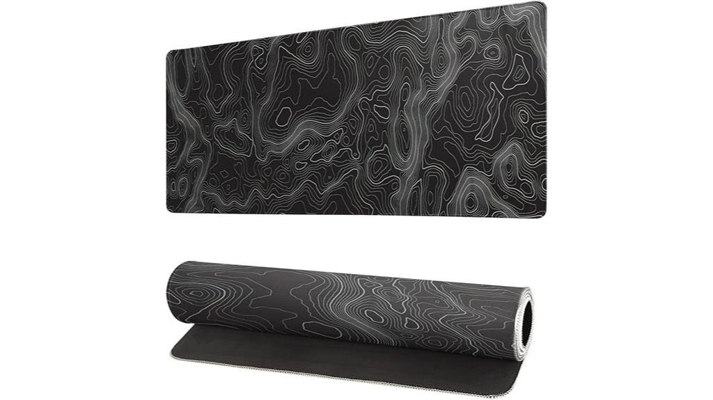 large contour gaming mouse pad