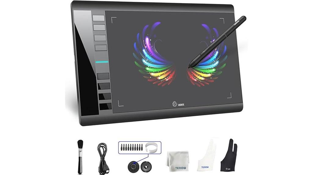 large drawing tablet with hotkeys