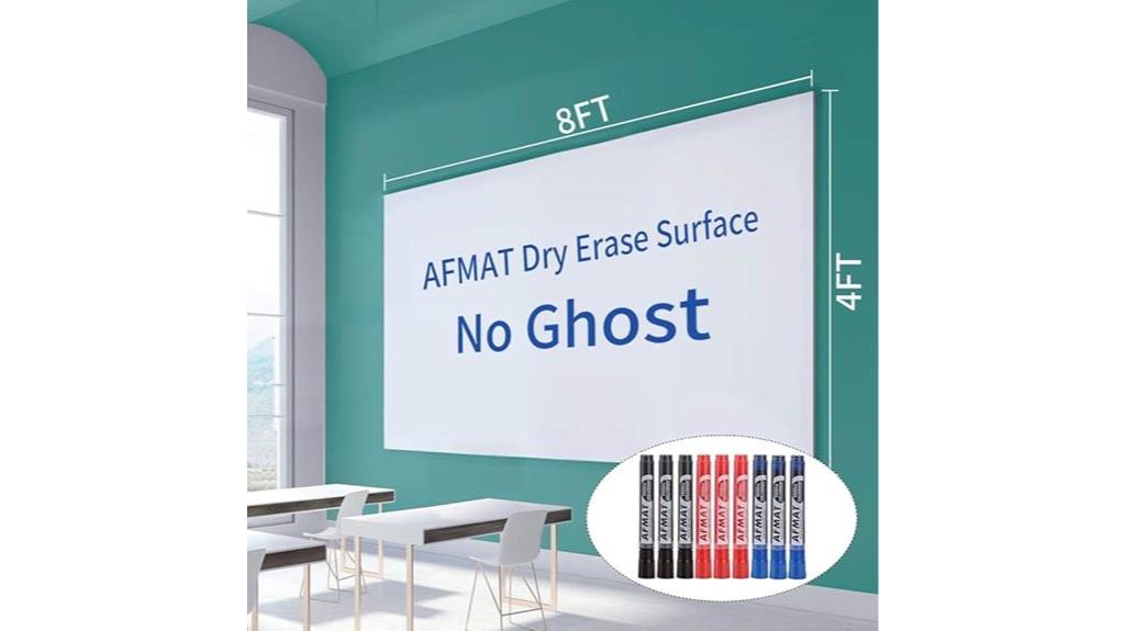 large peel and stick whiteboard