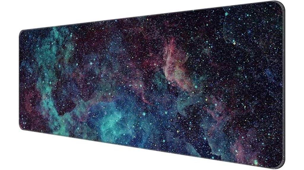 large stitched edge mouse pad