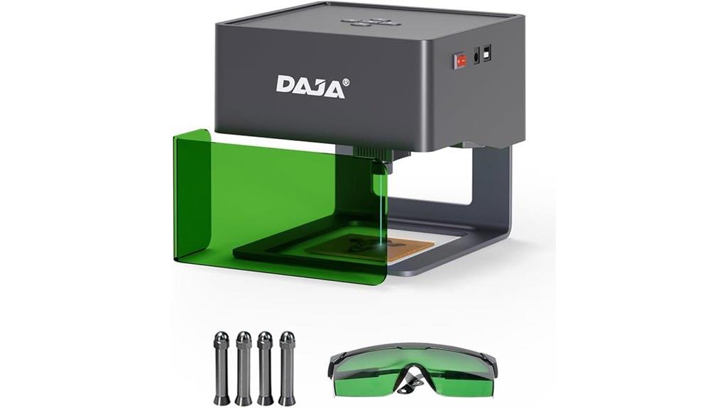 laser engraver with elevated columns