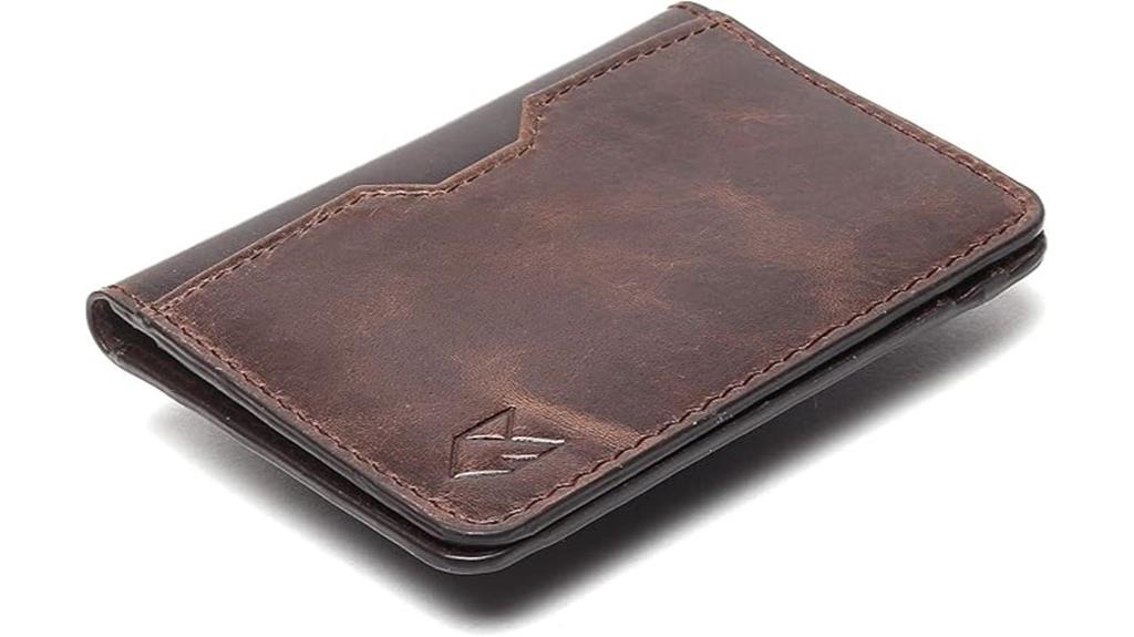 leather rfid card holder