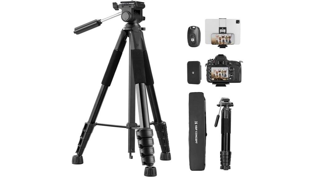 lightweight portable dslr tripod