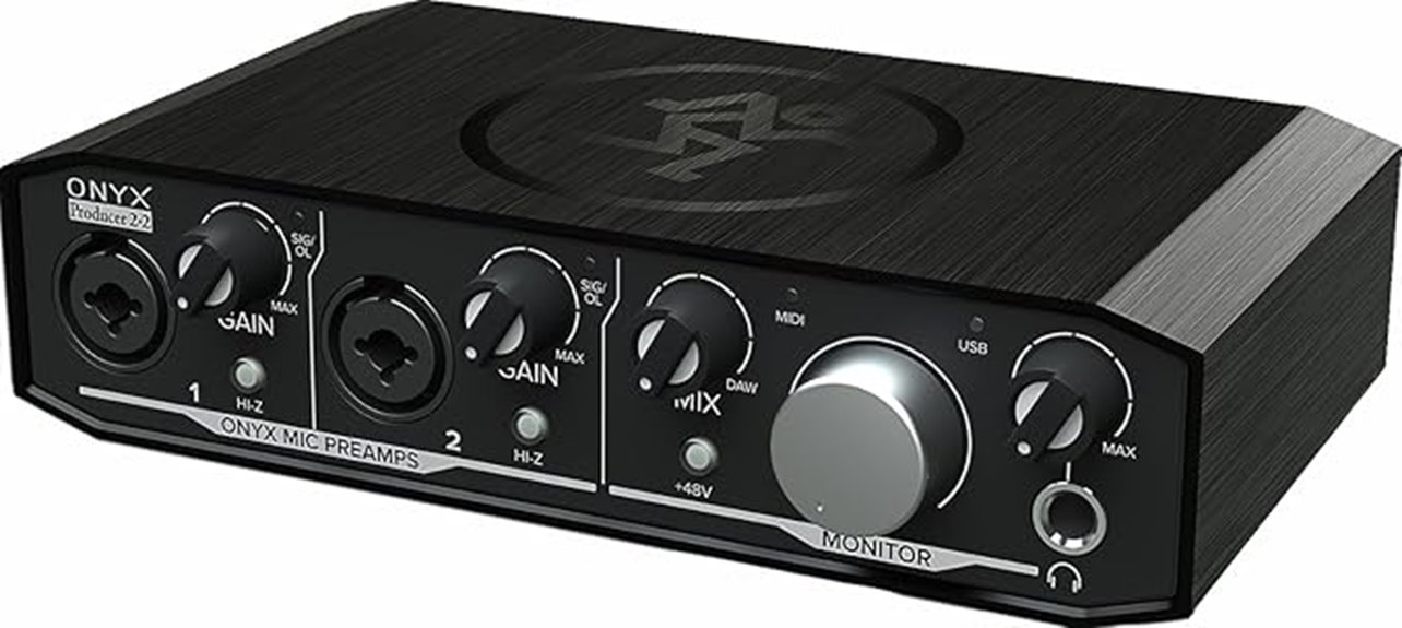 mackie usb audio interface