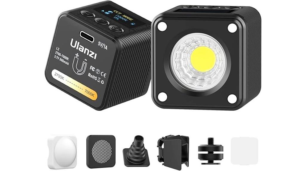 mini bi color cube light