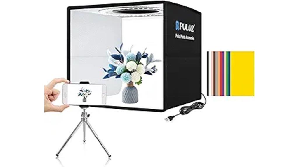 mini product photography lightbox