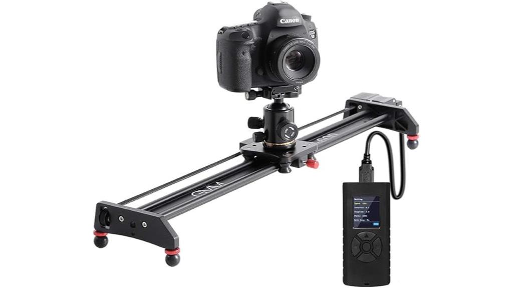 motorized aluminum camera slider