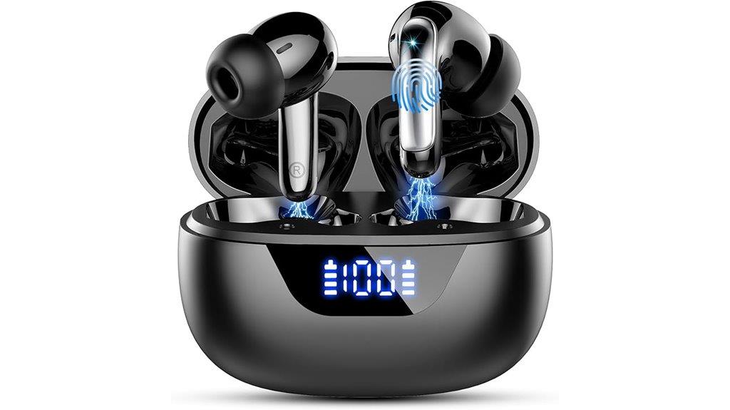 noise cancelling earbuds 48h battery